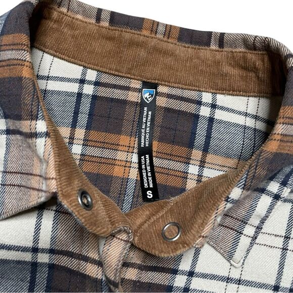 KUHL Tess Flannel Brown Plaid Size Small - Picture 8 of 8